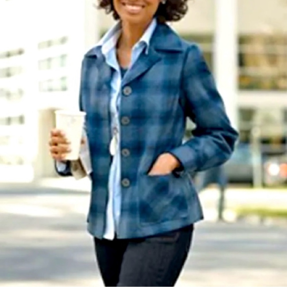 Pendleton Blue Plaid Shirt